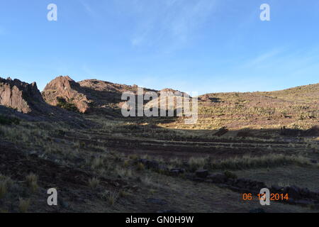 Amaru Meru, Gateway per gli dèi, Stargate Puno, Perù Foto Stock