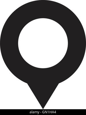 icona di blocco mappa Illustrazione Vettoriale