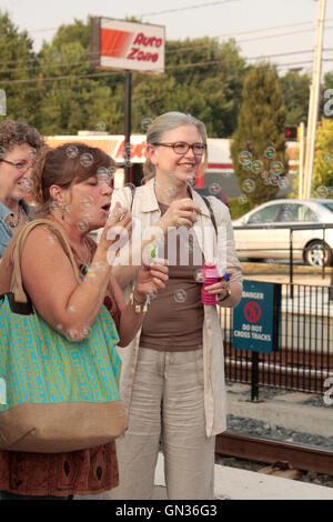 Charlotte NC "Bolla Auto Flash Mob' Foto Stock