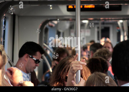 Charlotte NC "Bolla Auto Flash Mob' Foto Stock