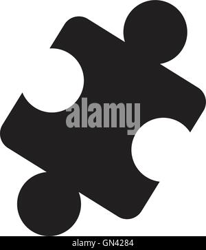 Jigsaw Puzzle Illustrazione Vettoriale