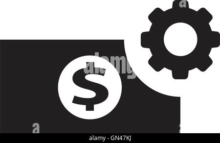 Costo per lo sviluppo l'icona vettore. Illustrazione Vettoriale