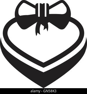 Regalo di san valentino icona Illustrazione Vettoriale