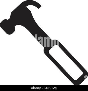 icona del martello Illustrazione Vettoriale