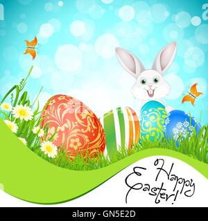 Vacanze di Pasqua sfondo Illustrazione Vettoriale