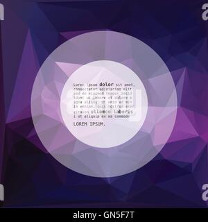 Triangolare geometrico astratto sfondo vettoriale. Illustrazione Vettoriale