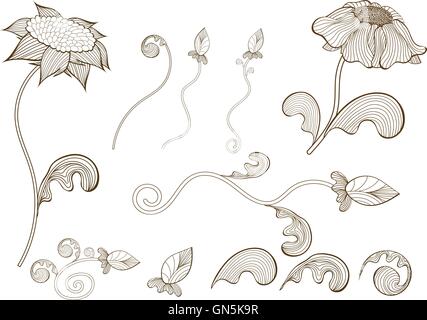 Vintage Barber shop relativi seamless pattern su carta sfondo testurizzata Illustrazione Vettoriale