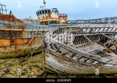 Nave cimitero, Camaret-sur-Mer, Departement Finisterre, Bretagna Francia Foto Stock