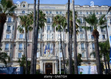 Carlton Intercontinental Hotel Cannes Francia Foto Stock