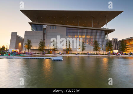 Vista di Stavros Niarchos Fondazione Centro Culturale nella città di Atene. Foto Stock