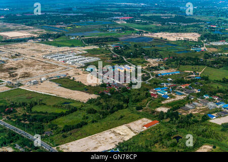 Lo sviluppo territoriale industriale struttura di costruzione Foto Stock