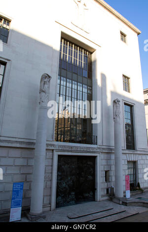 Sede del Royal Institute of British Architects RIBA su Portland Place Marylebone Londra Foto Stock