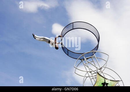 Il Circus World Museum Baraboo, Wisconsin. Acrobati. Foto Stock