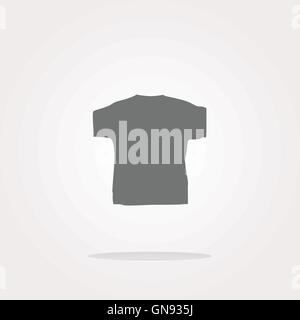 T-shirt icona Vettore. T-shirt Immagine Icona. T-shirt immagine dell'icona. T-shirt icona grafica. T-shirt Icona Arte. T-shirt disegno icona Illustrazione Vettoriale
