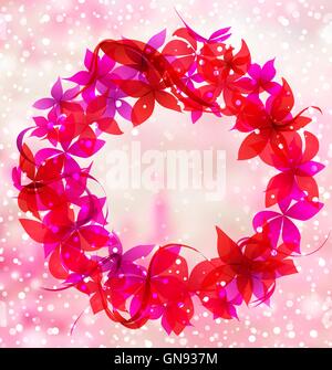 Abstract vettore fiori colorati Illustrazione Vettoriale