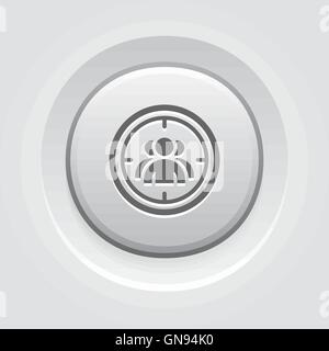 Icona di bersagliamento Design. Illustrazione Vettoriale