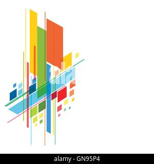 Abstract banner colorati sfondo vettore di design Illustrazione Vettoriale