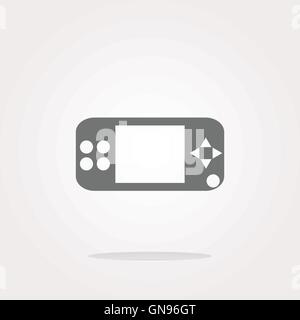 Vettore di controller di gioco icona web, pulsante Illustrazione Vettoriale