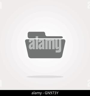 Icona della cartella Vettore. Icona della cartella Immagine. Icona della cartella Immagine. Icona della cartella grafica. Icona della cartella tecnica. Icona della cartella disegno Illustrazione Vettoriale