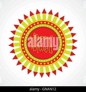 Offerta creativa banner del Diwali Festival vettore di design Illustrazione Vettoriale