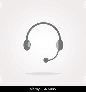 Icona delle cuffie. Icona Cuffia vettore. Icona Cuffia Art. icona cuffia eps. Icona Cuffia Immagine icona cuffia logo. headph Illustrazione Vettoriale