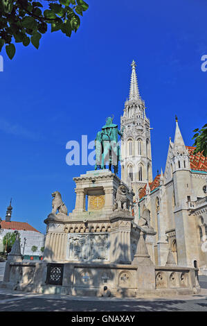 San Matteo chiesa gotica a Budapest, Ungheria Foto Stock