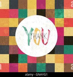 Grazie! Colorate piastrelle invecchiato pattern. Grunge strati possono essere Illustrazione Vettoriale