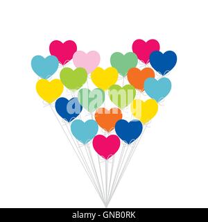 Creative il giorno di san valentino saluto vettore di design Illustrazione Vettoriale