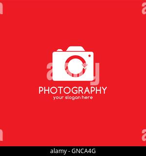 Fotografia logotipo a tema Illustrazione Vettoriale