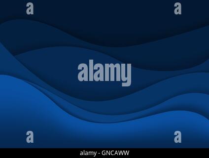 Blu sfondo astratto Illustrazione Vettoriale