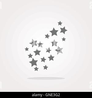 Icona a forma di stella, icona a forma di stella vettore, icona a forma di stella vettore, icona a forma di stella eps, icona a forma di stella jpg, icona a forma di stella foto, icona a forma di stella piatta, icona Star app, S Illustrazione Vettoriale