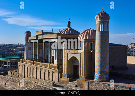 Uzbekistan, Samarcanda, Patrimonio Mondiale dell Unesco, Khuja moschea Khidr Foto Stock