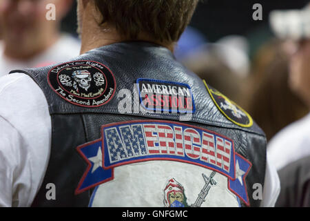 Everett, Washington, Stati Uniti d'America. Il 30 agosto, 2016. Trump per presidente al Rally Xfinity Arena. Credito: Paolo Gordon/Alamy Live News Foto Stock