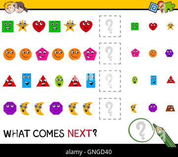 Attività di configurazione con le forme Illustrazione Vettoriale