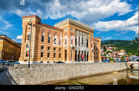 Vijecnica (municipio) a Sarajevo - Bosnia Erzegovina et Foto Stock