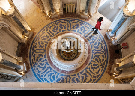 Gli interni del palazzo Monserrate vicino a Sintra, Portogallo Foto Stock