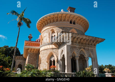 Gli interni del palazzo Monserrate vicino a Sintra, Portogallo Foto Stock