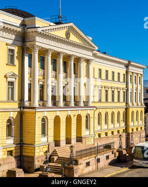 Il palazzo del governo di Helsinki - Finlandia Foto Stock