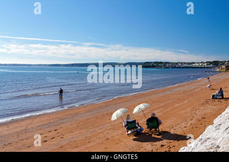 Preston Sands, Paignton, Tor Bay, Devon, Inghilterra. Foto Stock