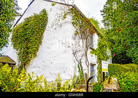 Grasmere (Cumbria), Dove Cottage, casa di William Wordsworth Foto Stock
