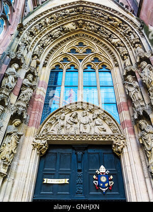 Cattedrale di San Pietro o worm nella cattedrale di Worms, Germania Foto Stock