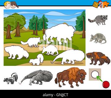 Attività educative per i bambini Illustrazione Vettoriale