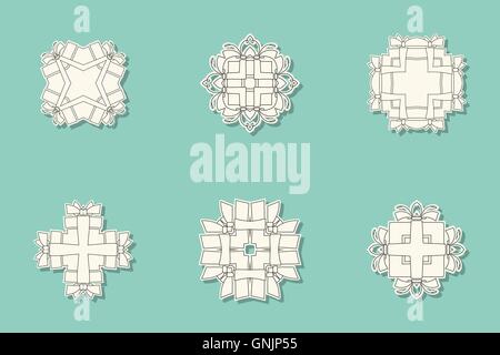 Astratta geometrica sfondo vettoriale. Illustrazione Vettoriale