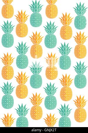 Modello di ananas Illustrazione Vettoriale