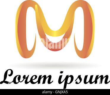Logo lettera colorati. Illustrazione Vettoriale