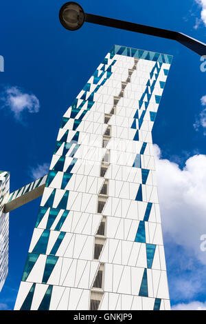 Danish Twin Towers di AC Hotel Bella Sky Hotel - Marriott - e Comwell Conference Center, Copenhagen, Danimarca Foto Stock