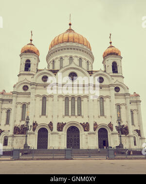 La Cattedrale di Cristo Salvatore Mosca Russia Foto Stock