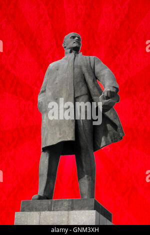 Monumento a Vladimir Lenin - leader della rivoluzione russa. Foto Stock