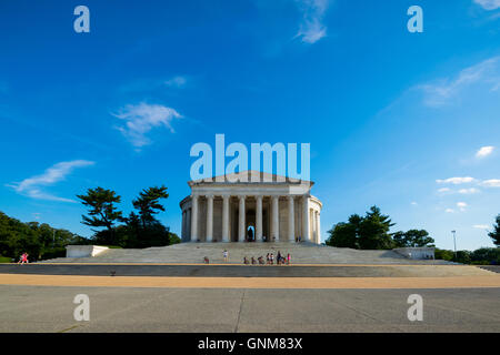 Immagine documentale del Jefferson Memorial nel Distretto di Columbia Foto Stock