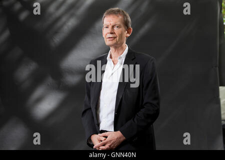 Graham Swift, lo scrittore inglese a Edinburgh International Book Festival. Edimburgo, Scozia. 13 Agosto 2016 Foto Stock